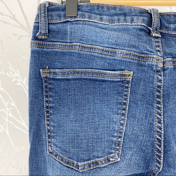 HARPER Distressed Released Hem Stretch Skinny Jean Destroyed - Picture 9 of 14